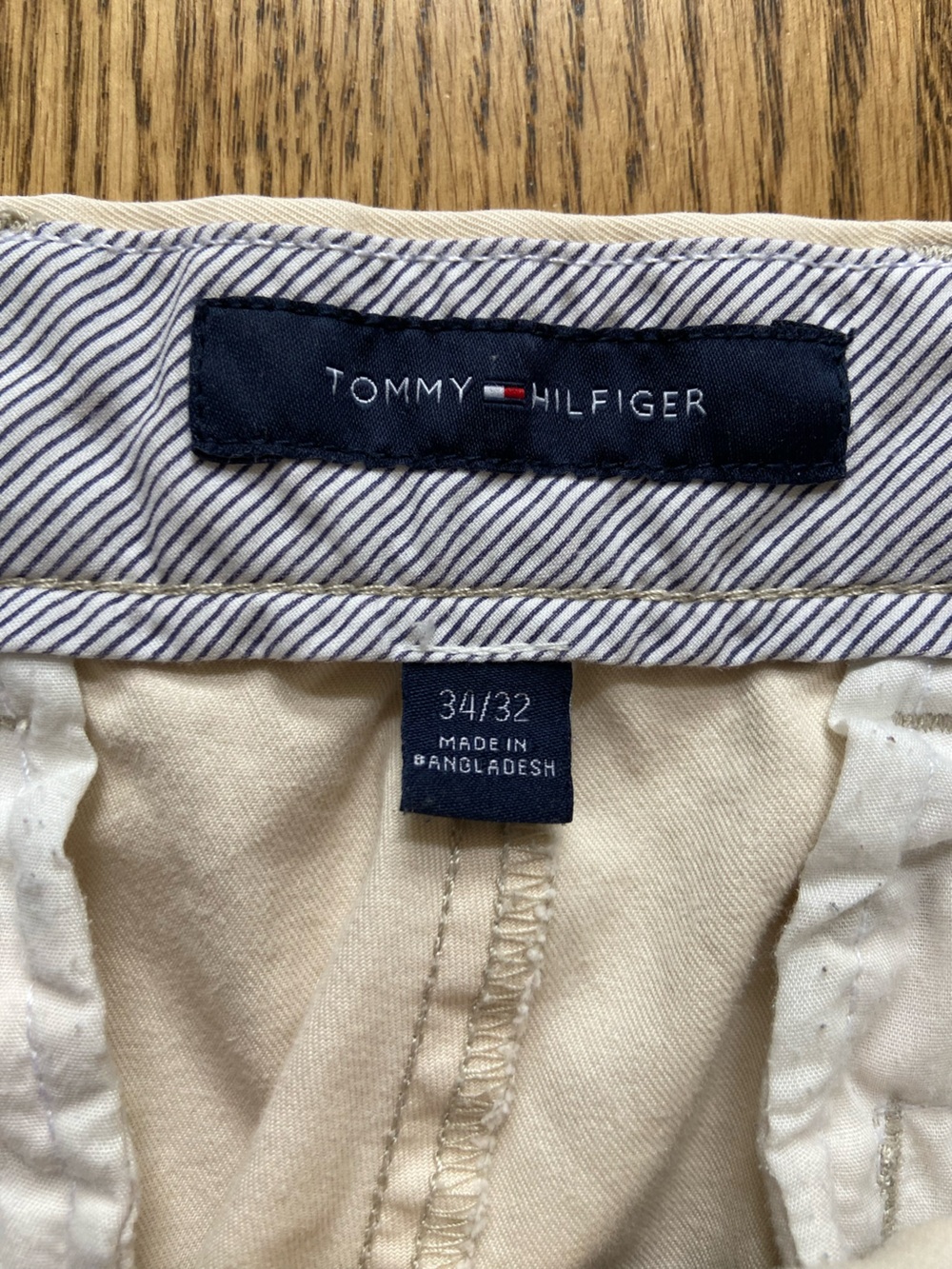 Tommy Hilfiger Men's Khaki Chinos - Off-White - Picture 3 of 5